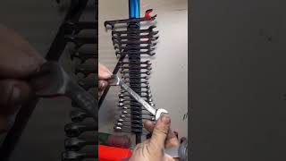 Mechanics Buying Used Tools Pro Tip Magnetic wrench rack hanging organizer amp 4 way wrenches [upl. by Fabien]