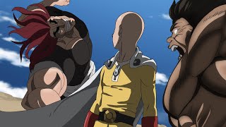 Saitama vs Yujiro amp Pickle Full Part [upl. by Gorges]