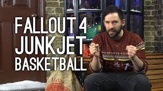 FALLOUT 4 JUNK JET BASKETBALL Oxbox Xmas Challenge Day 10  Fallout 4 [upl. by Jemy]