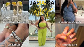 VLOG PREP WITH ME FOR MY FIRST GIRLS TRIP TO JAMAICA hair nails plus size outfits etc RYKKY [upl. by Karol]