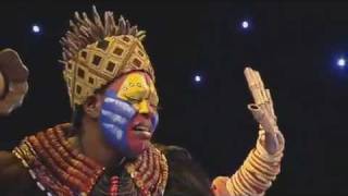 The cast of The Lion King perform He Lives in You on GMTVmp4 [upl. by Innavoeg]