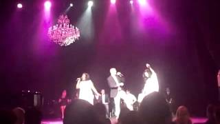 mark salling and naya rivera with amber riley performing [upl. by Bound276]