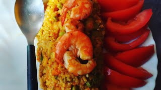 Arroz con Langostinos y Verduras 🍚🦐🥬 [upl. by Cristobal535]