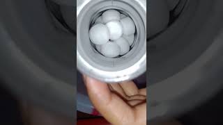 Naphthalene balls are inserted into the bottle ⚪🙂mothball satisfying asmr [upl. by Aicatsanna]