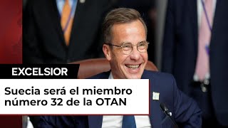 Suecia se suma a la OTAN Incorporación como miembro número 32 [upl. by Gilead]