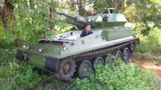 Scorpion Tank Repowered by Cummins EngineRoad Testing [upl. by Nairdna]