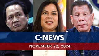 UNTV CNEWS  November 22 2024 [upl. by Bonnes92]