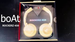 boAt Rockerz 450 Wireless Headphones🎧❤ Unboxing And Review  bset Gaming Headphone for Pc 💕💕 [upl. by Publius]