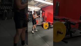 275lb Power Clean as a 185lb 16yr Sophomore strong athlete sports stronglifting highschool [upl. by Eneroc]