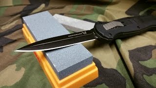 How to Sharpen a Knife Beginners Tutorial [upl. by Lavicrep]