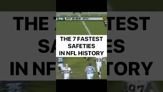 The 7 Fastest Safeties in NFL History football nfl footballshorts highlights top7 fast speed [upl. by Zelig]