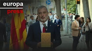 Collboni reivindica quotla situación de normalidad institucionalquot que vive Catalunya [upl. by Mizuki538]