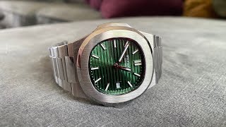 This Green Dial Patek Philippe Nautilus Homage is Underrated Specht amp Sohne SP0002 Watch Review [upl. by Brazee]