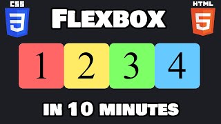 Learn CSS flexbox in 10 minutes 💪 [upl. by Siloum]