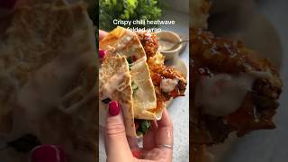 Crispy Chilli Heatwave Folded Wrap Recipe [upl. by Charteris]