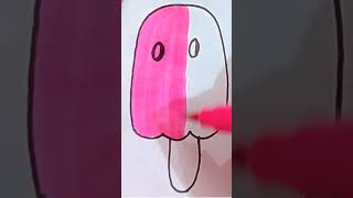 Creative and satisfying artwork drawing 🍇🌈🍧🥝 art drawing viralvideo ytshorts trendingshorts d [upl. by Anelleh167]