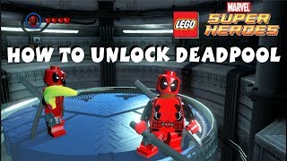 How to Unlock Deadpool  Lego Marvel Super Heroes 720P HD [upl. by Yseulta]