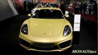 2013 Porsche Cayman S 981 amp inside look  Vienna Autoshow 2013 [upl. by Dorothea149]