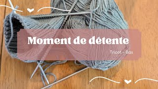 Moment de détente  tricot  bas top down avec talon doublé pour mon père [upl. by Pedaiah510]