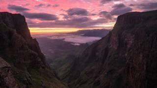 Timelapse Drakensberg Kwazulu Natal South Africa [upl. by Isied]