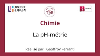 Chimie  La phmétrie [upl. by Yeslrahc458]