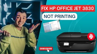 How to Fix HP Officejet 3830 Not Printing  Printer Tales [upl. by Georas735]