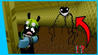 Terrifying ROBLOX Backrooms Monster Encounter [upl. by Llirpa]