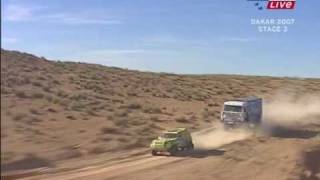 Lisboa Dakar Rally 2007  Trucks Stage 03 [upl. by Navonoj]