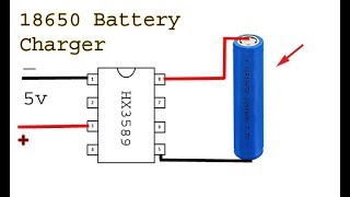 Make a 18650 battery charger Liion battery charge controller circuit [upl. by Oiragelo]