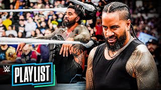 3 times Jimmy Uso cheated Jey out of a title WWE Playlist [upl. by Tabina]