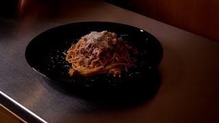 ASMR Cooking Spaghetti Bolognese from scratch [upl. by Olwen]