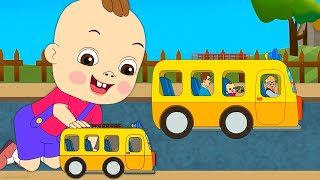 Wheels on the Bus  Baby songs  Nursery Rhymes amp Kids Songs [upl. by Shuman184]