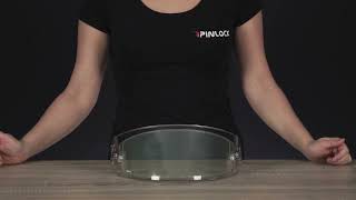 How to install the Pinlock Antifog Lens on a Motorcycle Helmet Visor GhostBikes [upl. by Weksler442]