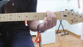 TUTORIAL Comfortably Numb live in Pompeii TUTORIAL slow video closeup [upl. by Ollayos]