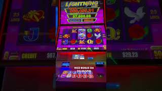 HUGE BONUS ON HIGH LIMIT LIGHTNING LINK HEART THROB SLOT casino slots gambling [upl. by Neesay]