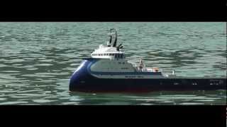 RC Ship  Bourbon Orca  Anchor Handling Tug Supplier [upl. by Guyon]