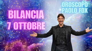 Bilancia ♎️ LOroscopo di Paolo Fox  7 Ottobre 2024  Luna vendicativa foriera di grane [upl. by Otho]