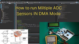 12 How to configure stm32 ADC DMA with MultiChannel  LDR amp Potentiometer [upl. by Dionis]