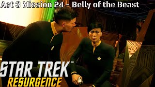 Star Trek Resurgence  Act 3 Mission 24 Belly of the Beast PS5 [upl. by Amhsirak]