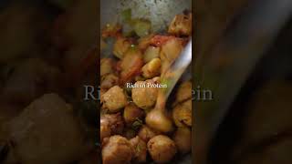 Soya Rice Recipe  High Protein  gym fitness diet healthyfood [upl. by Yadahs]