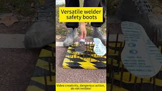 Versatile welder safety boots 0266G workshoes supersafetyshoes safetyshoes [upl. by Chapman]