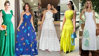 Vestidos moda tendencia 2025 [upl. by Tom]