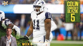 Blazin 5 Cowboys defeat Rams Lions blowout Raiders Giants upset win in Week 8 l NFL l THE HERD [upl. by Alexandre]