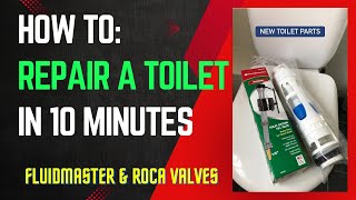 How To Repair a Toilet in 10 Minutes [upl. by Aver834]