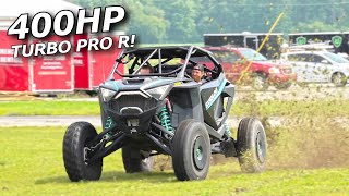 F1 RZR Pro R gets a 400HP Evolution turbo kit Its WILD [upl. by Hekker85]