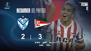 Copa Diego Maradona  Fases  Fecha 3  resumen de Vélez  Estudiantes [upl. by Pauiie418]