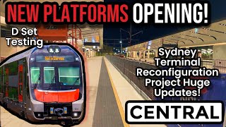 New Platforms Finally Opening Sydney Terminal Platform Updates Extensions Now Open amp D Set Testing [upl. by Ernaline281]