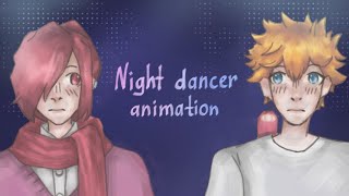 Night Dancer☆ Mitsuba x Kou  tbhk animation flipaclip [upl. by Graham]