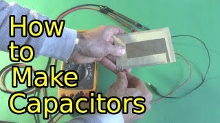 How to Make Capacitors  Low Voltage HomemadeDIY Capacitors [upl. by Jan]