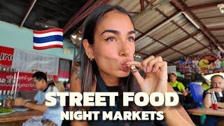 The Best Street Food In Chiang Mai  Sunday Night Market Thailand [upl. by Edlun]